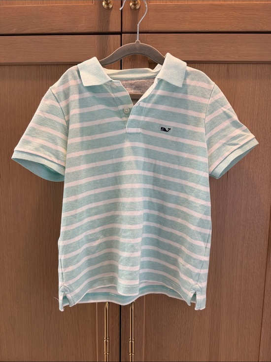 Vineyard Vines Other - Vineyard Vines Boys' Mint & White Striped Polo